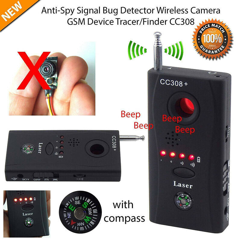 Anti Spy Hidden Camera Detector RF Signal Bug GSM GPS Finder Tracker Scanner Image 4