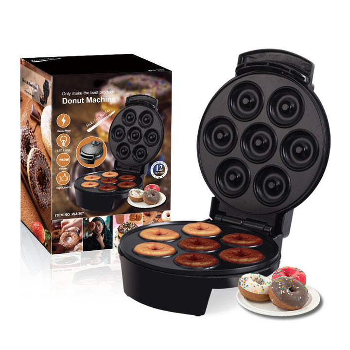 Mini Donut Maker Nonstick 8 Hole Double Sided Heating Pan Image 4