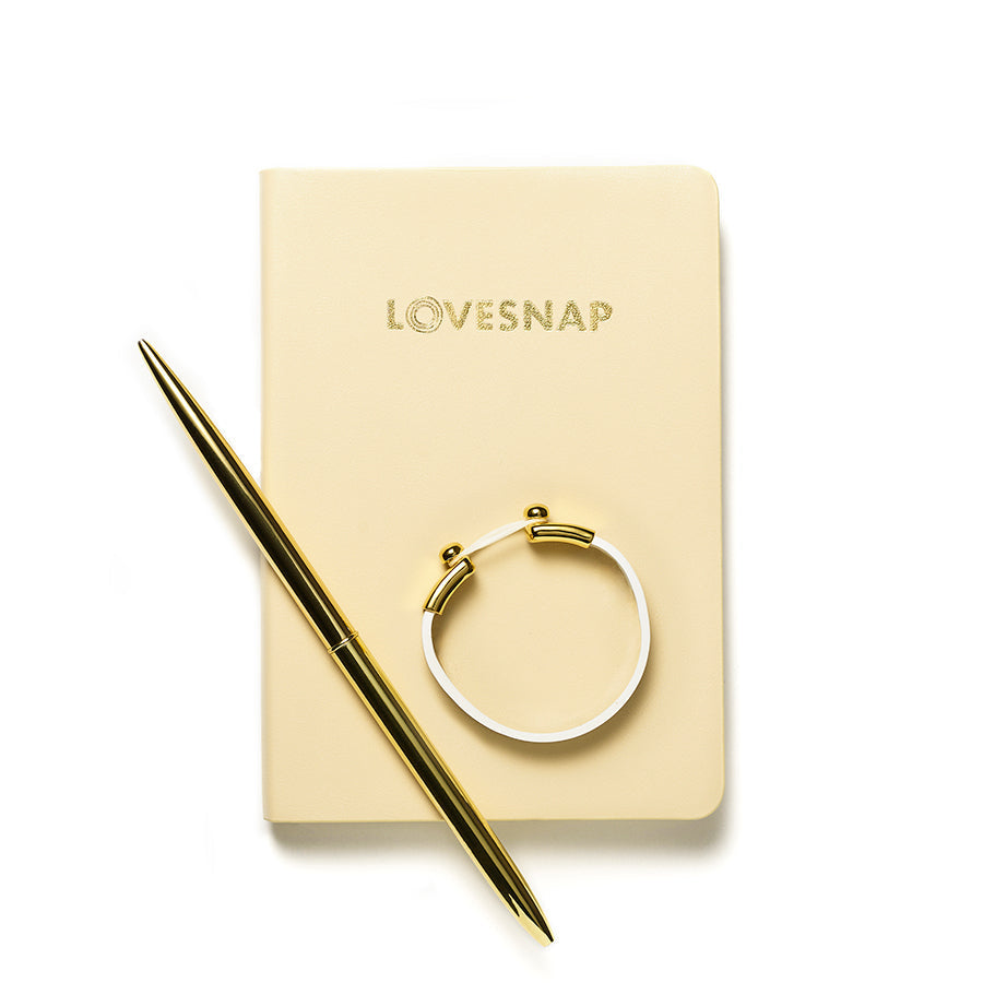 LOVESNAP Bundle - Bracelet Black/ Brass and Journal Vanilla Image 1