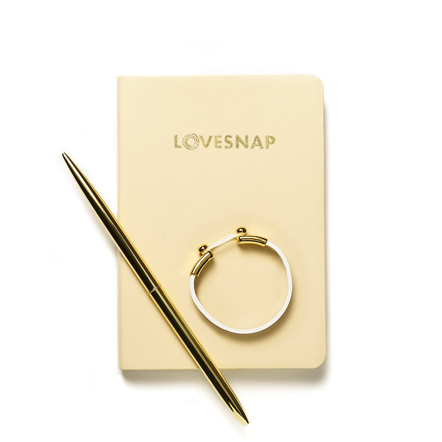 LOVESNAP Bundle - Bracelet Black/ Rosegold and Journal Vanilla Image 1