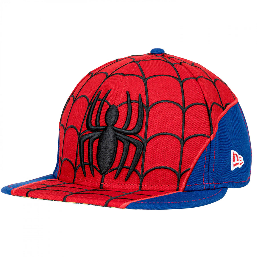 Spider-Man Peter Parker Character Armor  Era 59Fifty Fitted Hat Image 1