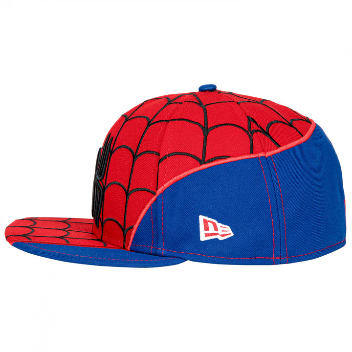 Spider-Man Peter Parker Character Armor  Era 59Fifty Fitted Hat Image 3