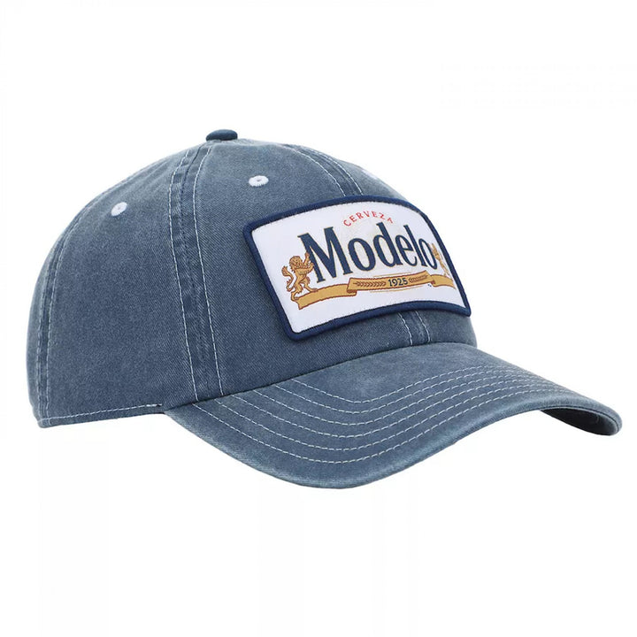 Modelo Especial Logo Patch Denim Strapback Hat Image 3