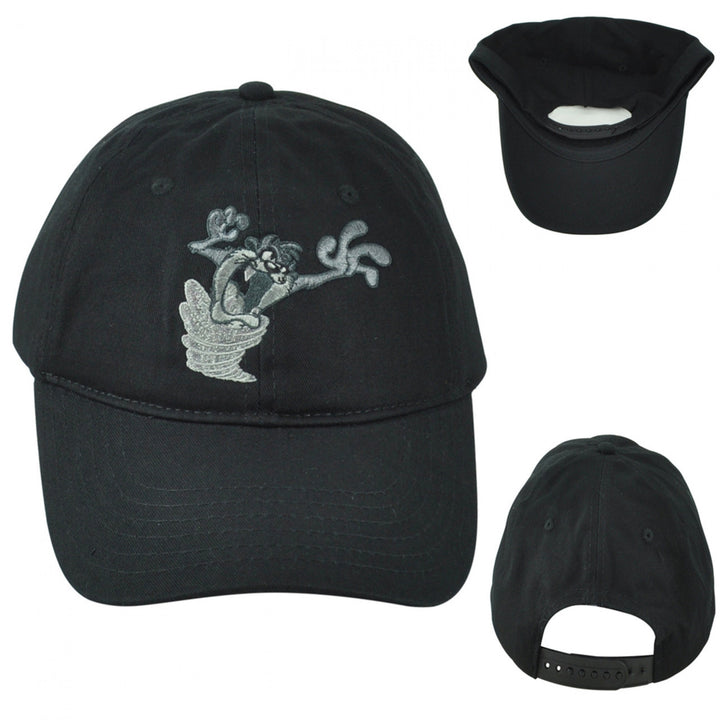 Looney Tunes Tasmanian Devil Embroidered Snapback Hat Image 3