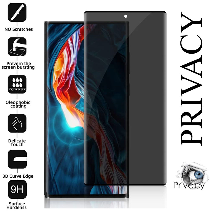For Samsung Galaxy S24 Ultra / SM-928 9H Privacy Anti-Spy Tempered Glass Screen Protector Image 1