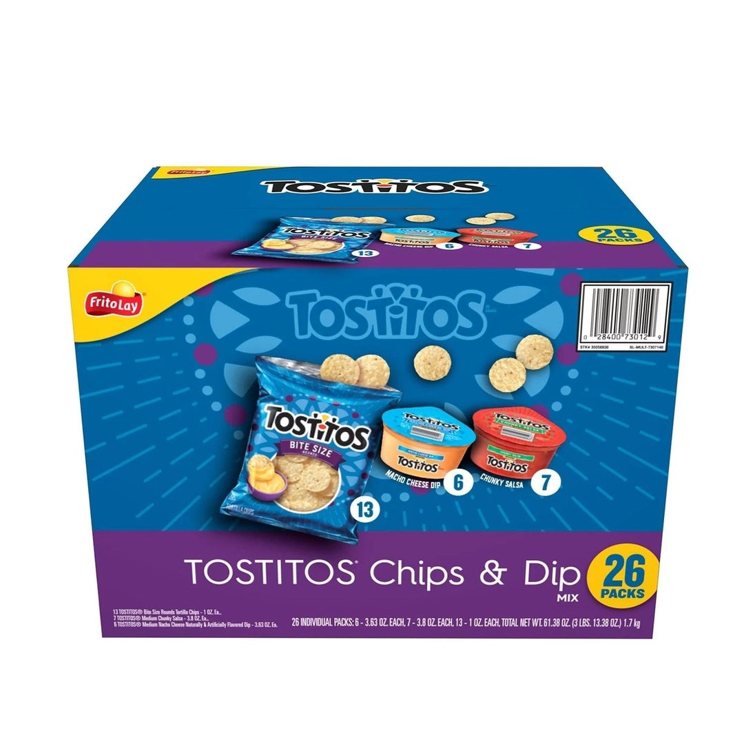 Tostitos Snacks Chips and Dip Mix Variety61.35 Ounce (26 Count) Image 1