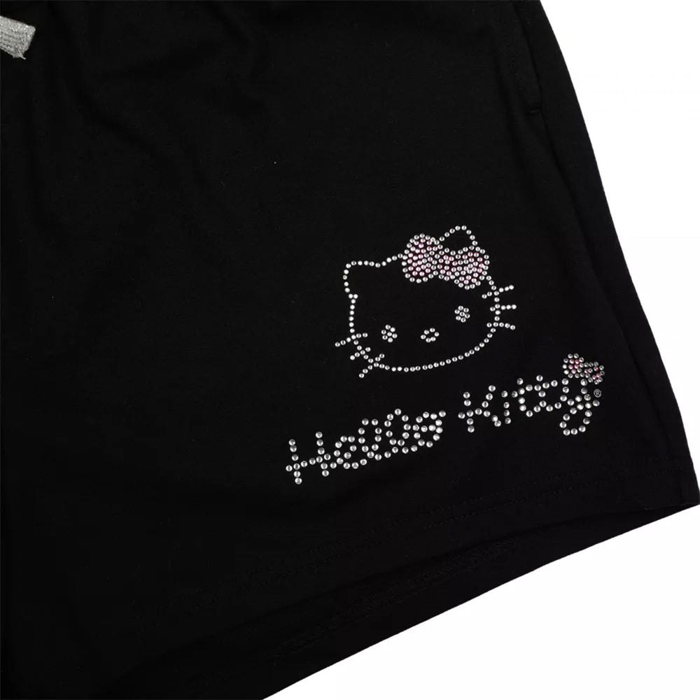 Hello Kitty Rhinestone Sweat Shorts Image 2