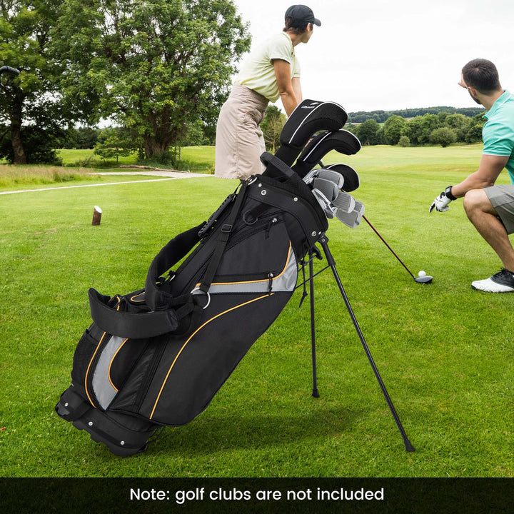 Golf Stand Bag Portable Lightweight Golf Carry Club Bag w/ 8-way Divider Image 4