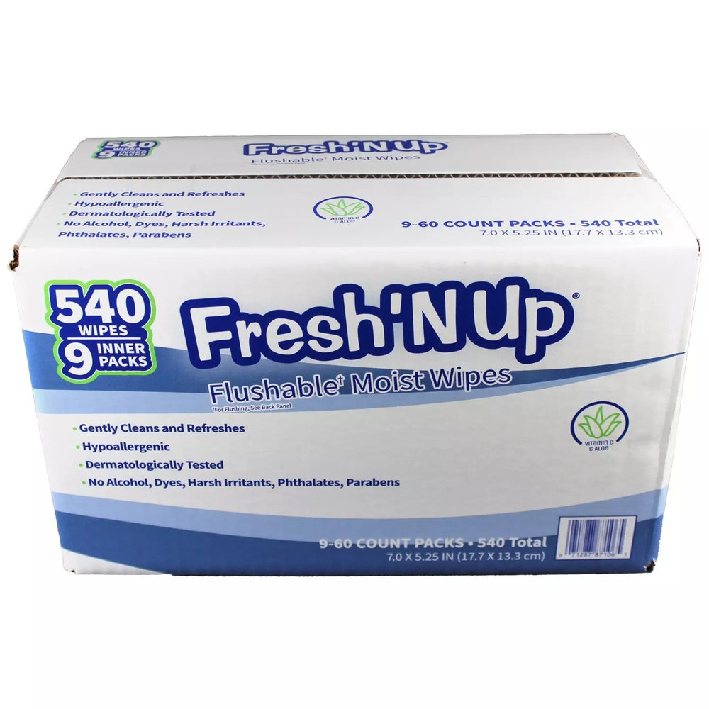 Fresh N Up Flushable Scented Wipes (540 Count) Image 2