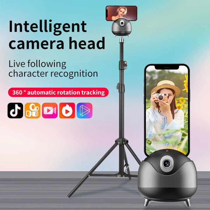 Camera Auto Face Tracking Gimbal AI Smart Face Tracking Phone Holder Stabilizer for Live Vlog Video Recording Image 4