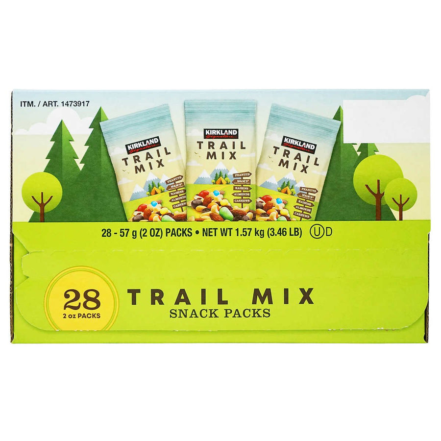 Kirkland Signature Trail Mix Snack Packs2 Ounce (Pack of 28) Image 1