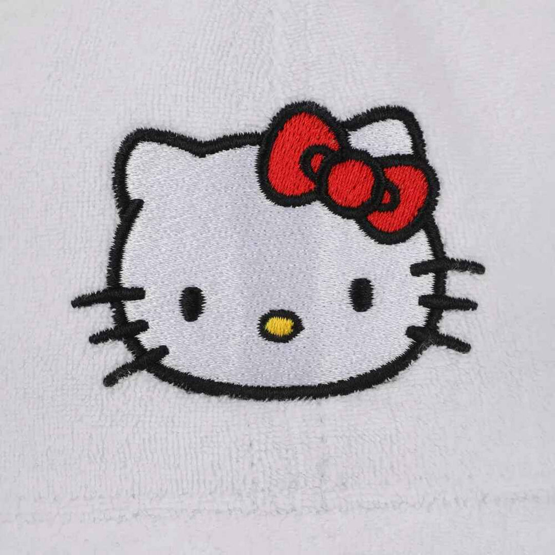 Hello Kitty Terry Cloth Embroidered Strapback Hat Image 3