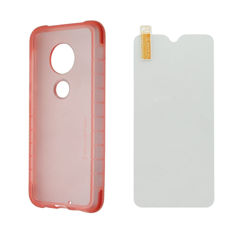 Ghostek Covert Series Clear Case for Motorola Moto G7/Moto G7 Plus - Pink Image 1