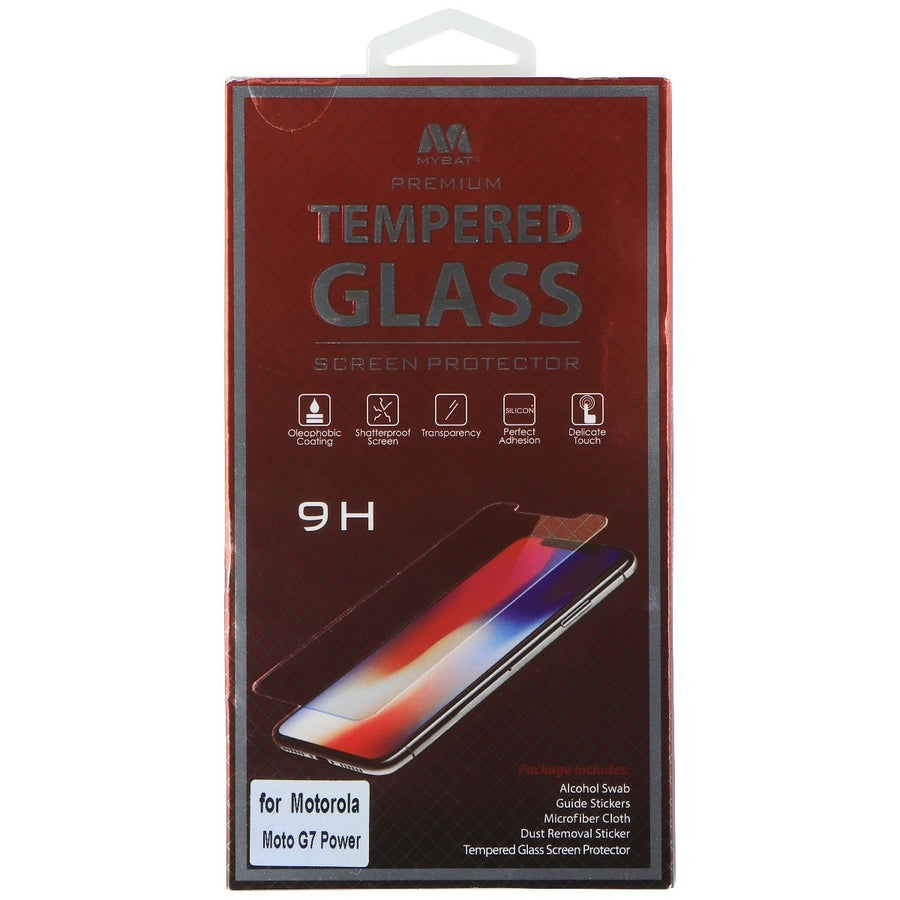MyBat Tempered Glass Screen Protector for Motorola Moto G7 Power - Clear Image 1