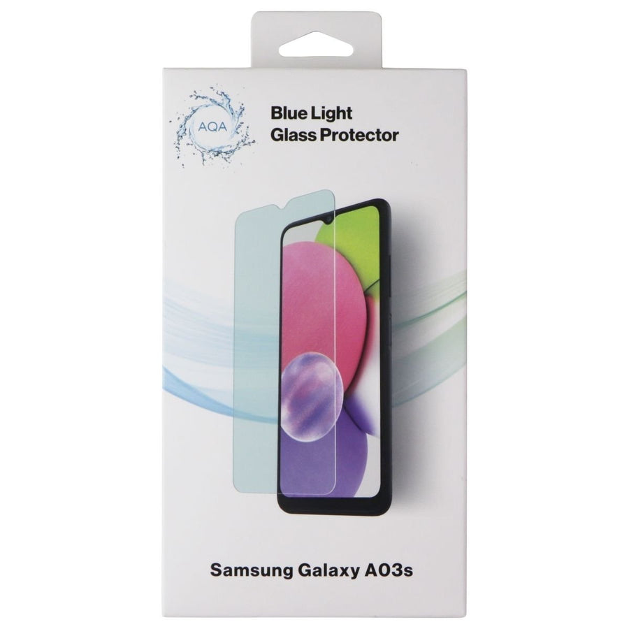 AQA Blue Light Glass Protector for Samsung Galaxy A03s - Clear Image 1