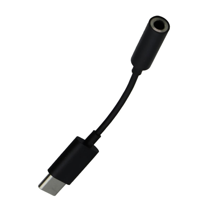 USB-C to 3.5mm headphone Jack Adapter - Black Image 1
