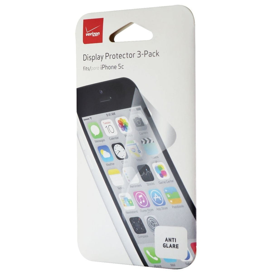 Verizon Display Protector 3-Pack for Apple iPhone 5C - Anti-Glare / Clear Image 1