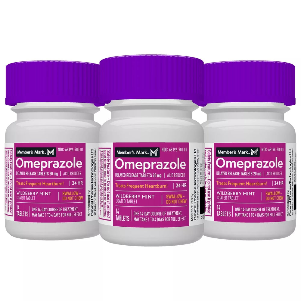 Members Mark Omeprazole Delayed Release Tablets20 mg42 Count Image 2