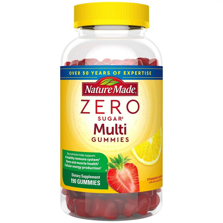 Nature Made Zero Sugar Multivitamin Gummies190 Count Image 1