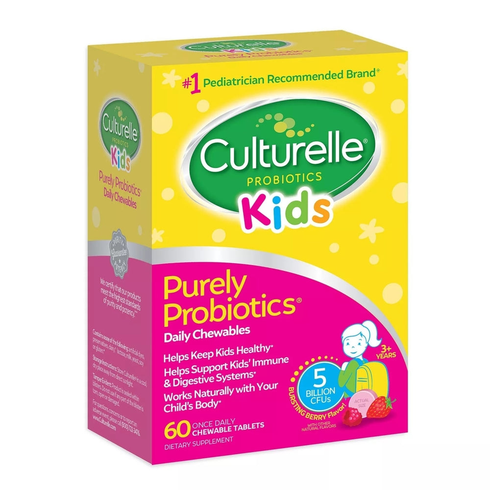 Culturelle Kids Purely Probiotic Daily Chewable Tablets (60 Count) Image 2
