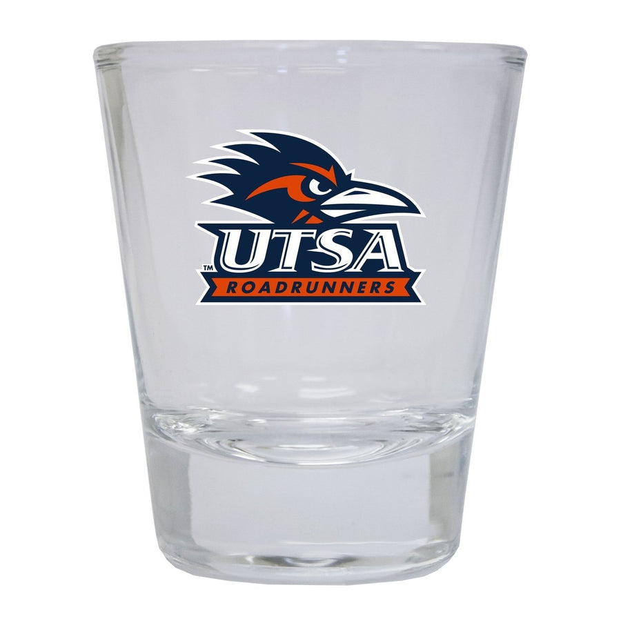 UTSA Road Runners NCAA Legacy Edition 2oz Round Base Shot Glass Clear 4-Pack Image 1
