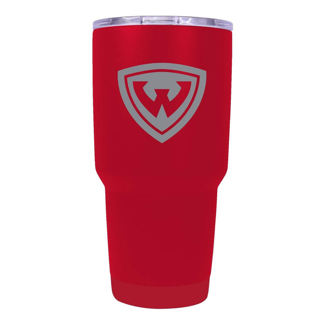 Wayne State 24 oz Insulated Tumbler Etched - Choose Your Color Image 1