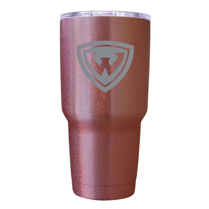 Wayne State 24 oz Insulated Tumbler Etched - Choose Your Color Image 3