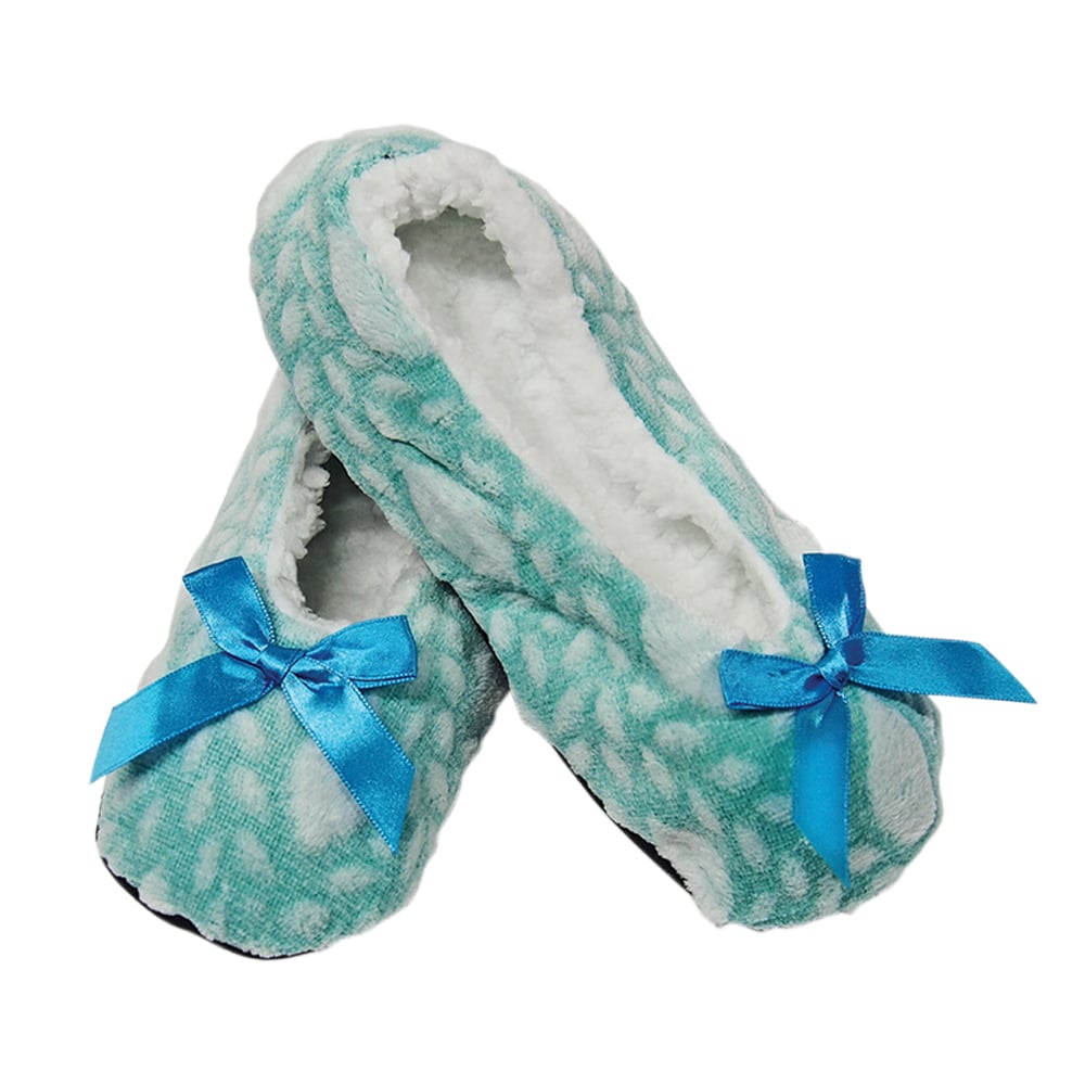 2-Pack  Plush Slipper with Gripper Image 2