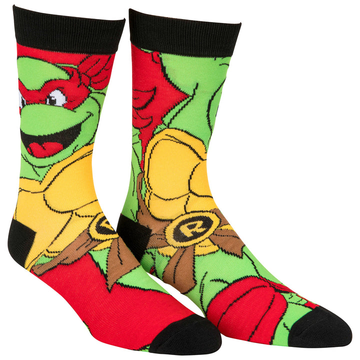 Teenage Mutant Ninja Turtles Characters 6-Pack Crew Socks Image 3