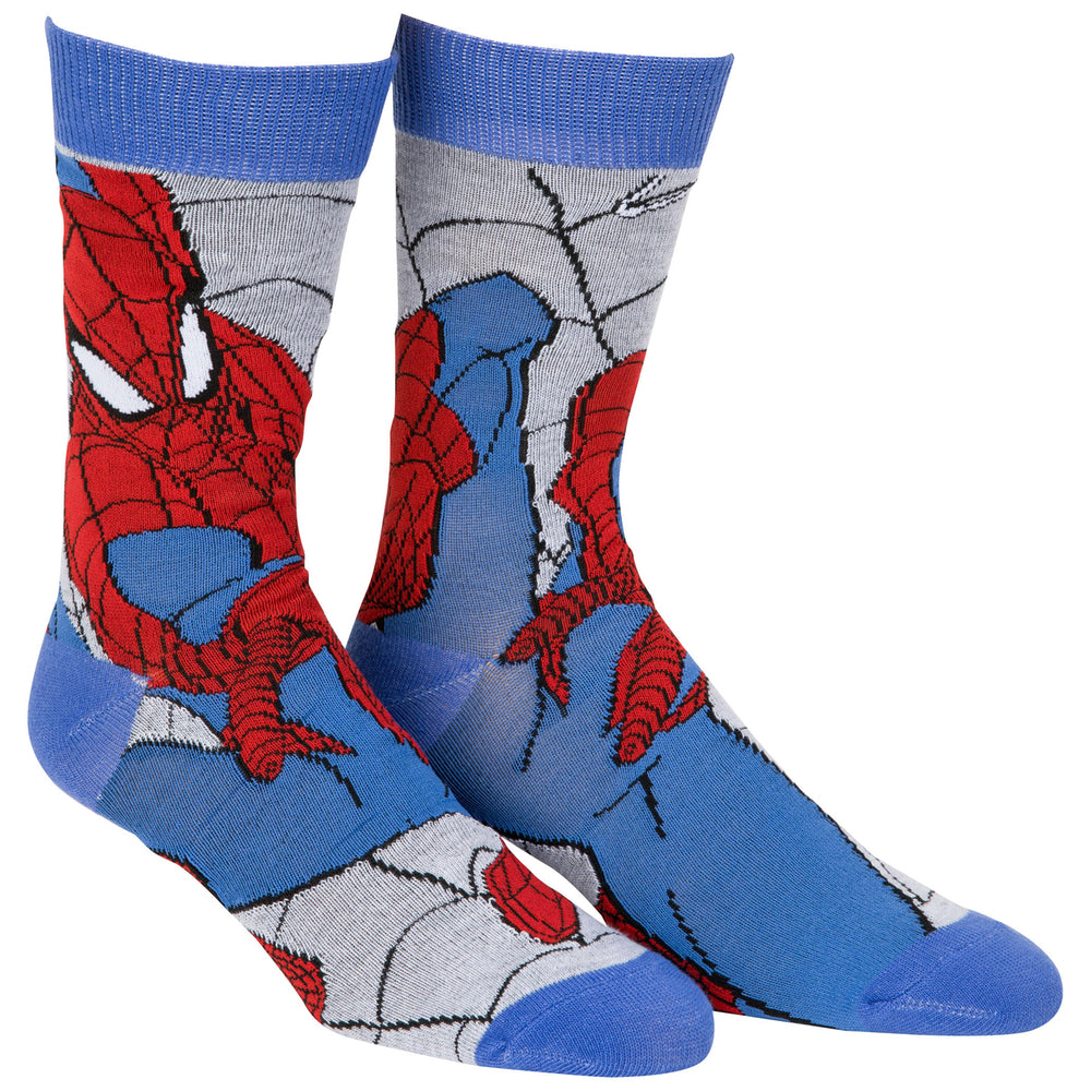 Spider-Man and Venom 6-Pack Crew Socks Image 2