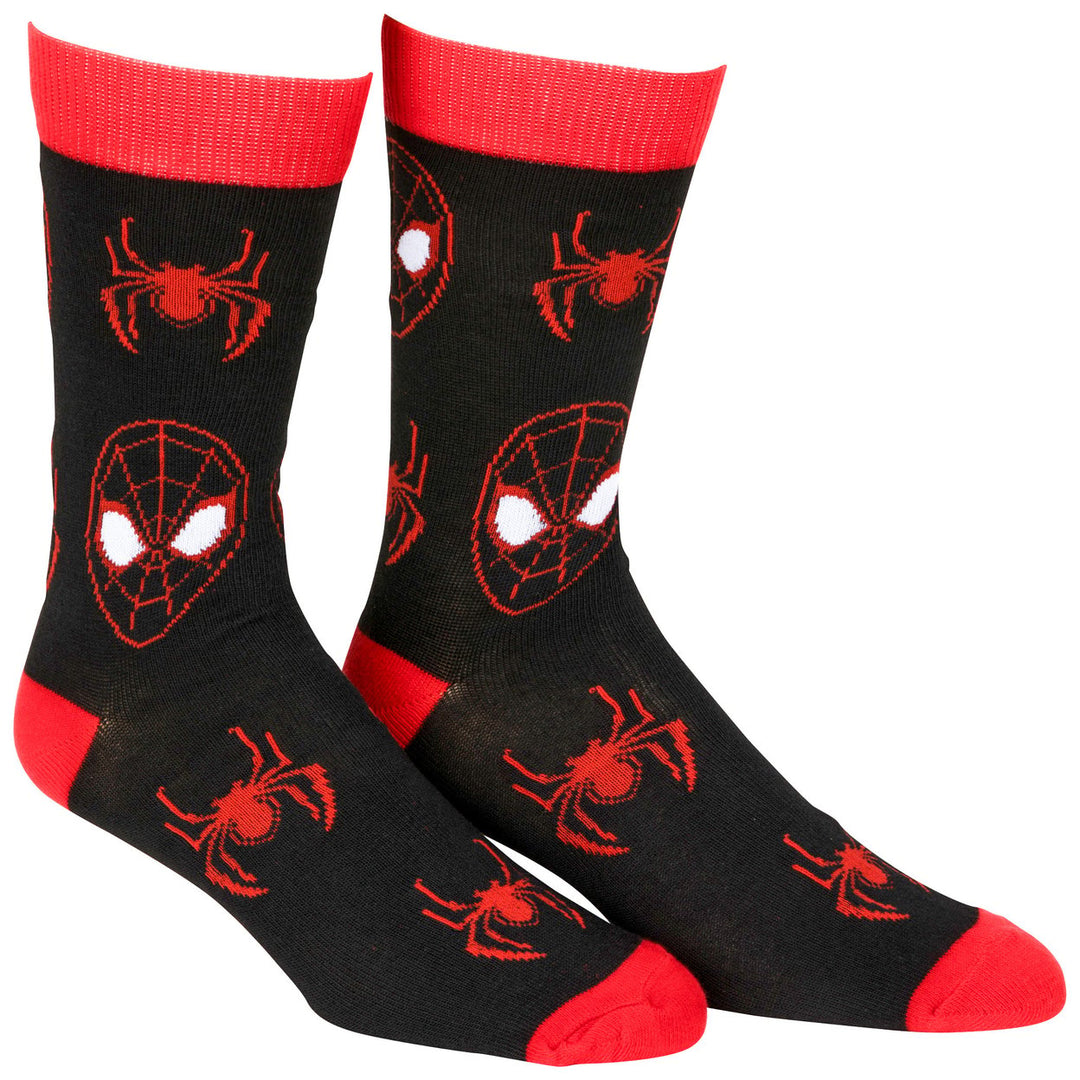 Spider-Man and Venom 6-Pack Crew Socks Image 4