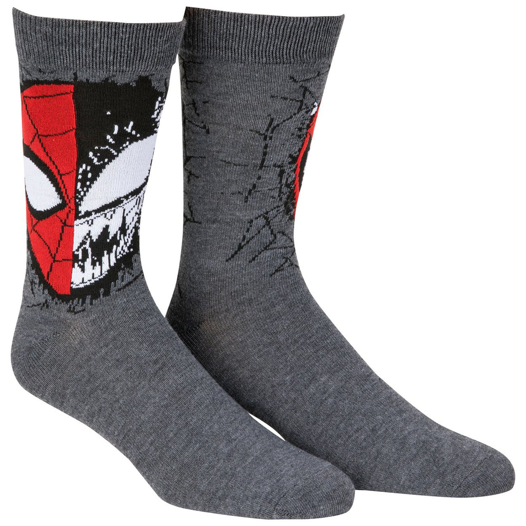 Spider-Man and Venom 6-Pack Crew Socks Image 6