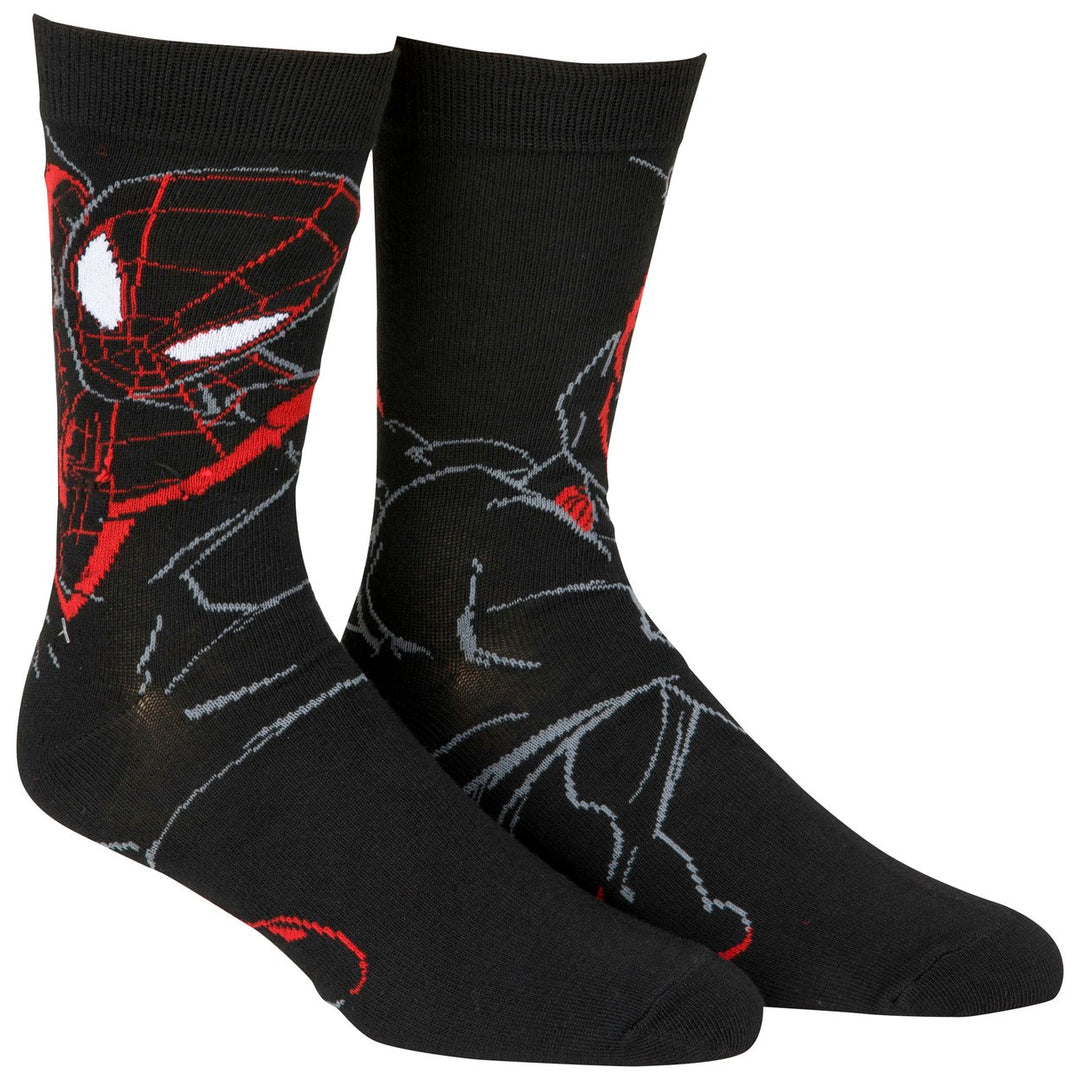 Spider-Man and Venom 6-Pack Crew Socks Image 7