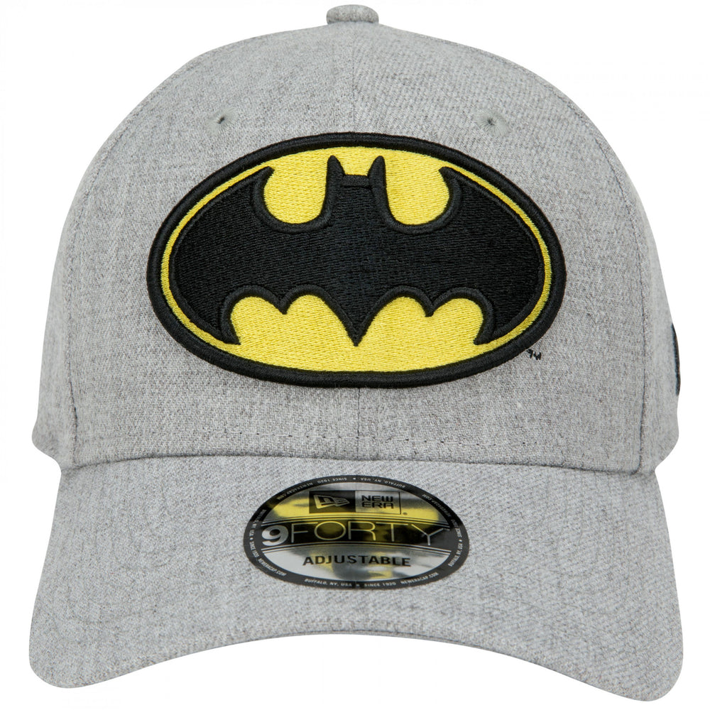 Batman Classic Logo Grey  Era 9Forty Adjustable Hat Image 2