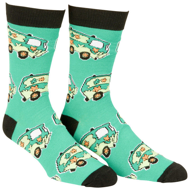 Scooby-Doo and Shaggy Mystery Machine 3-Pack Crew Socks Image 3