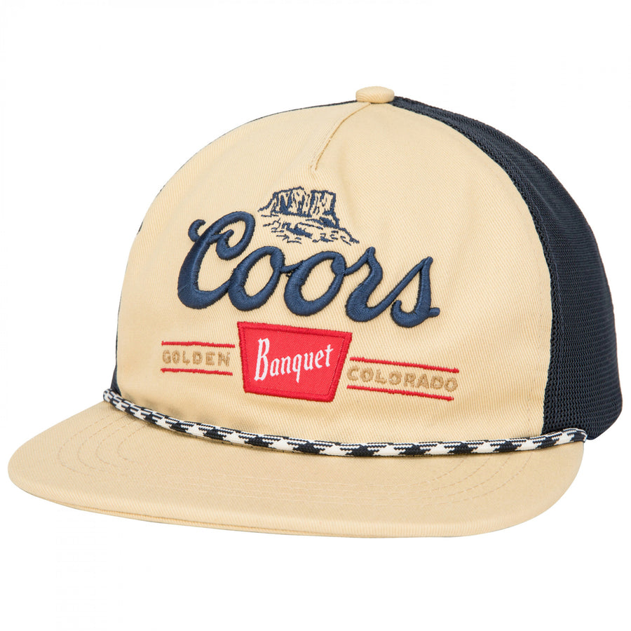 Coors Golden Banquet Plateau Snapback Rope Hat Image 1