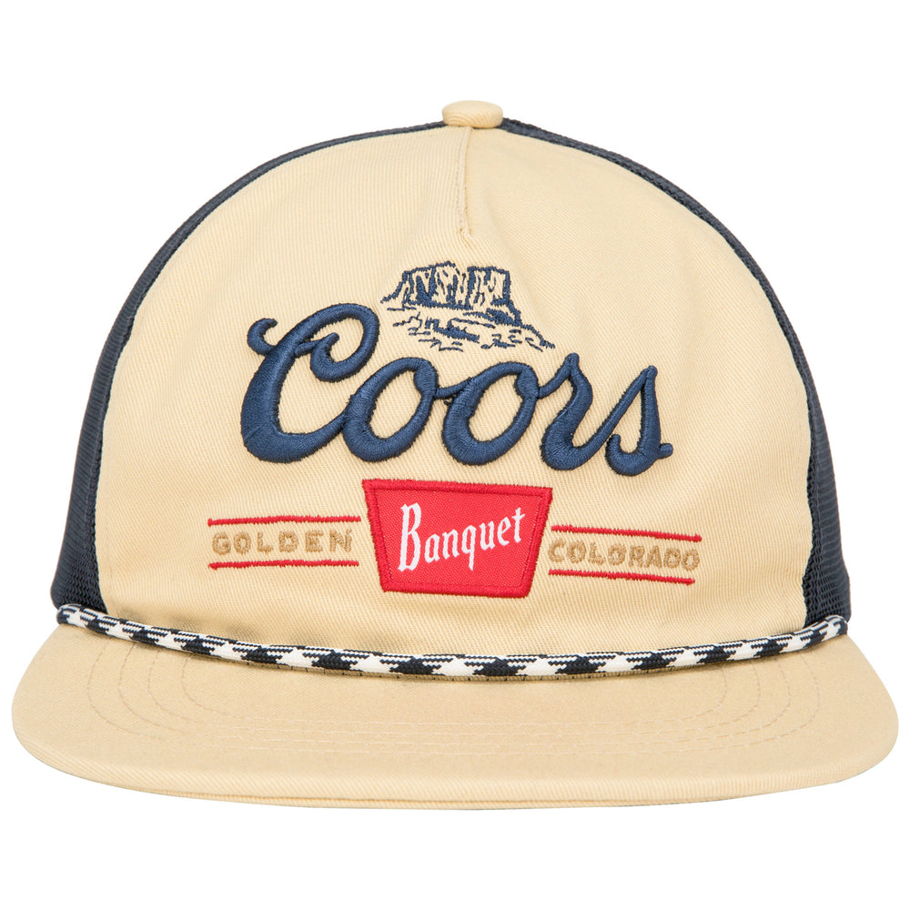 Coors Golden Banquet Plateau Snapback Rope Hat Image 2