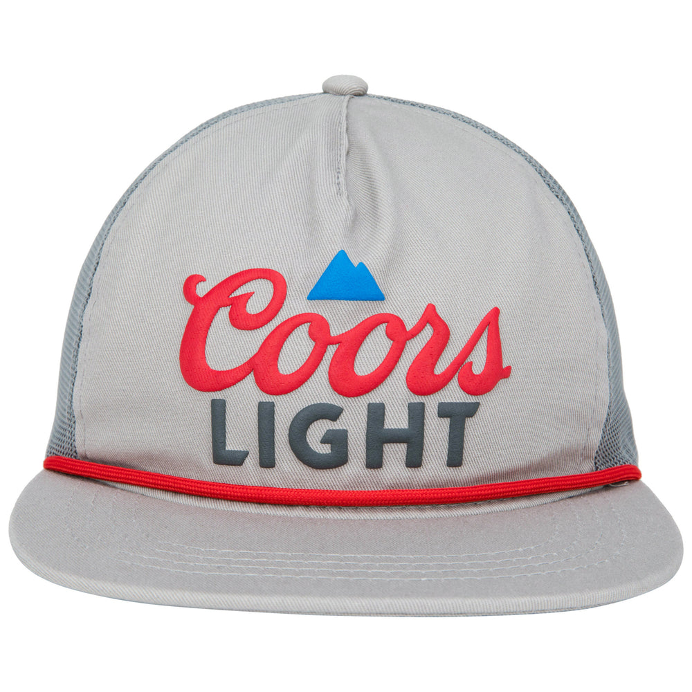 Coors Light 5 Panel Grey Colorway Rope Hat Image 2