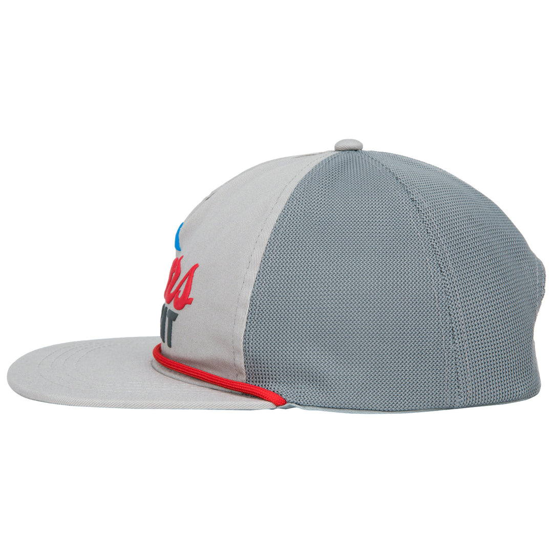 Coors Light 5 Panel Grey Colorway Rope Hat Image 3