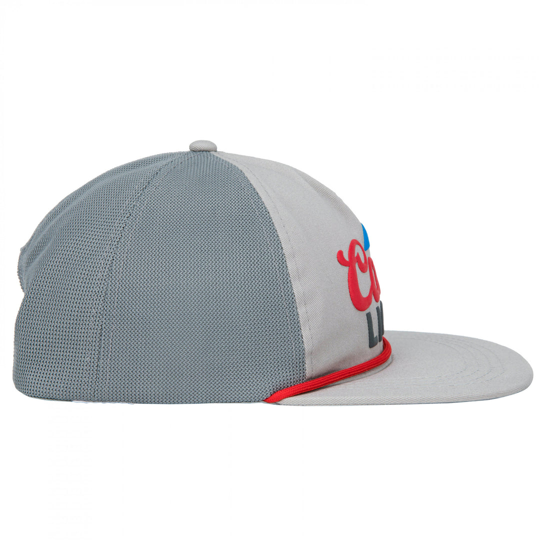 Coors Light 5 Panel Grey Colorway Rope Hat Image 4