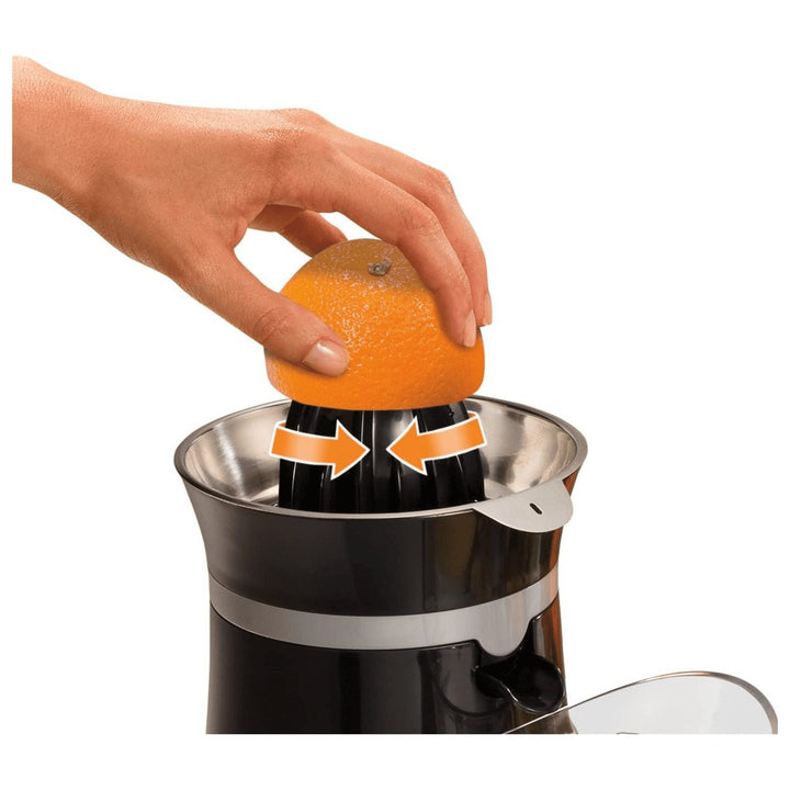 Hamilton Beach 2-Cup Citrus Juicer with Cup and Straining Lid Image 6