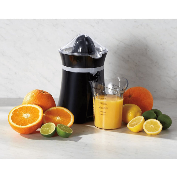Hamilton Beach 2-Cup Citrus Juicer with Cup and Straining Lid Image 7