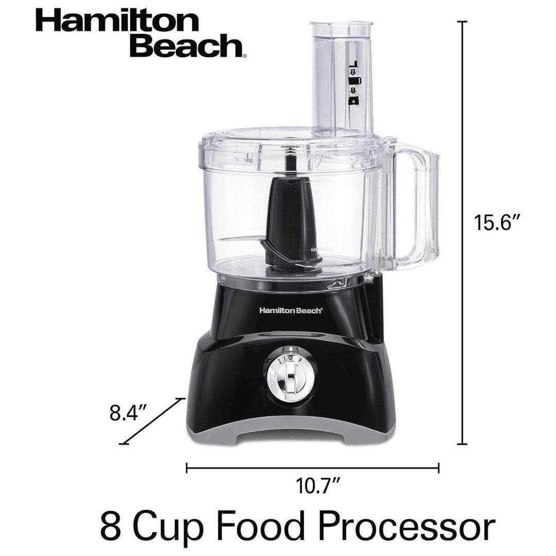 Hamilton Beach 8-Cup 2-Speed Food Processor with Compact Storage Image 10