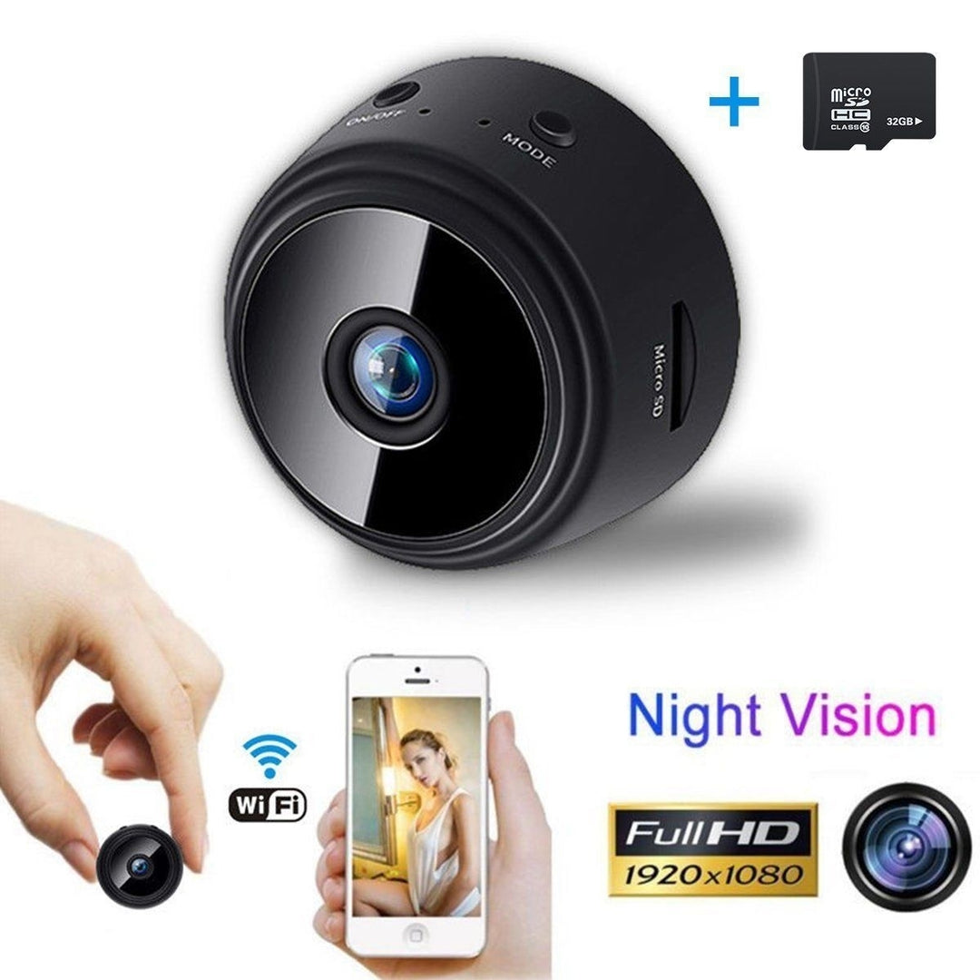 HD 1080P Portable Home Security Camera With 32G Memory Cardwith Night Vision and Motion Activation Function Image 8