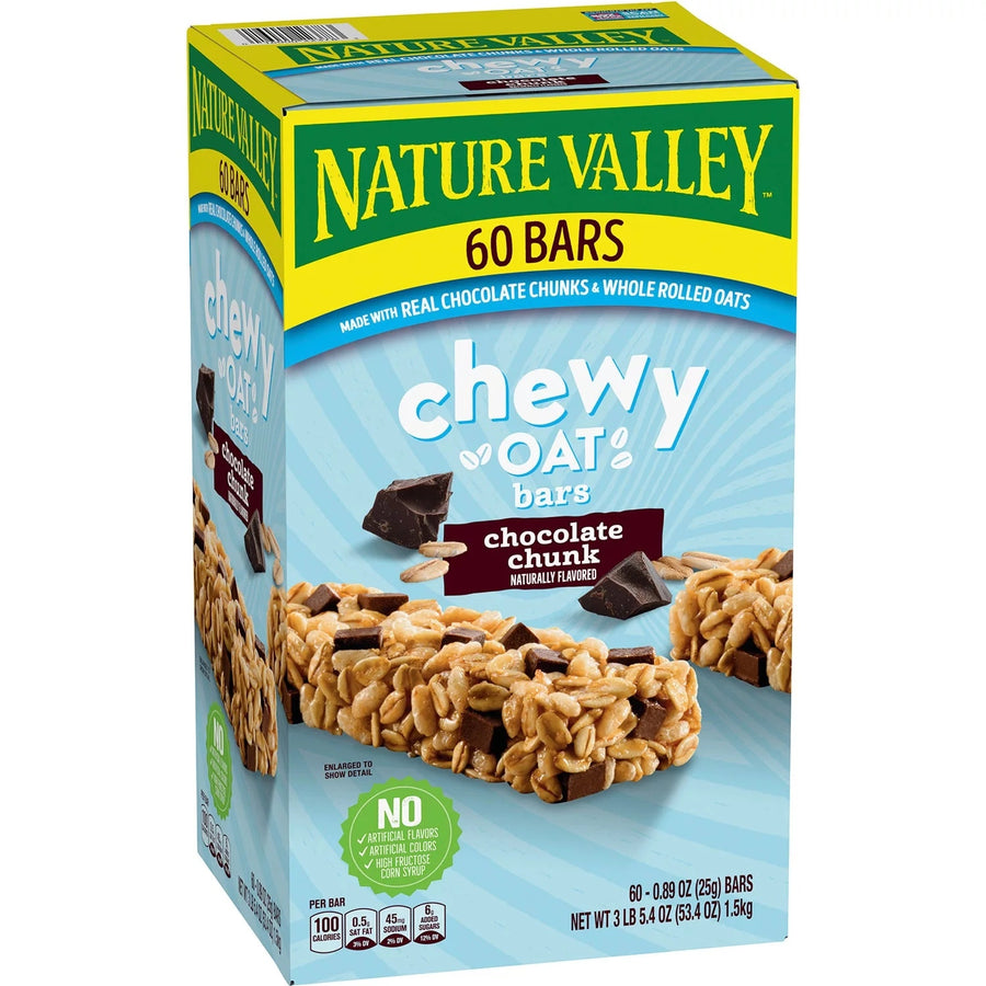 Nature Valley Chocolate Chunk Chewy Oat Bars60 Count Image 1
