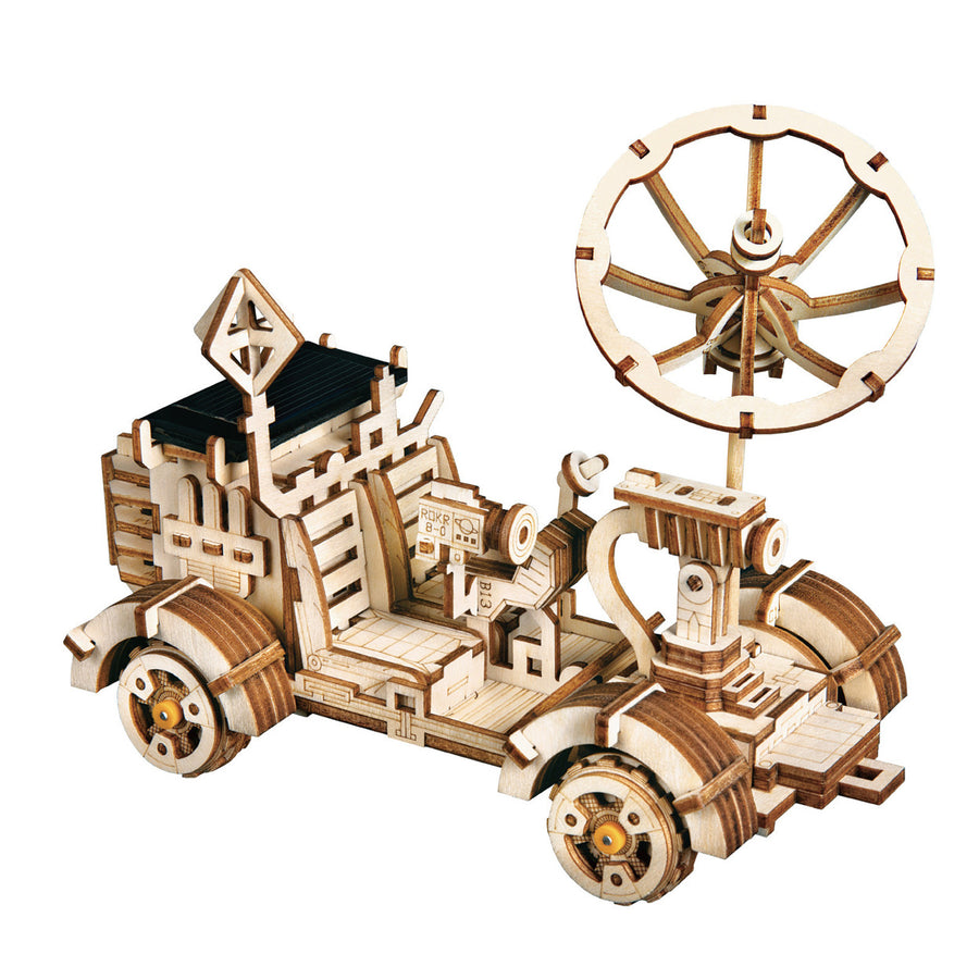 4 Kind Moveable 3D Wooden Puzzle Space Hunting Image 1
