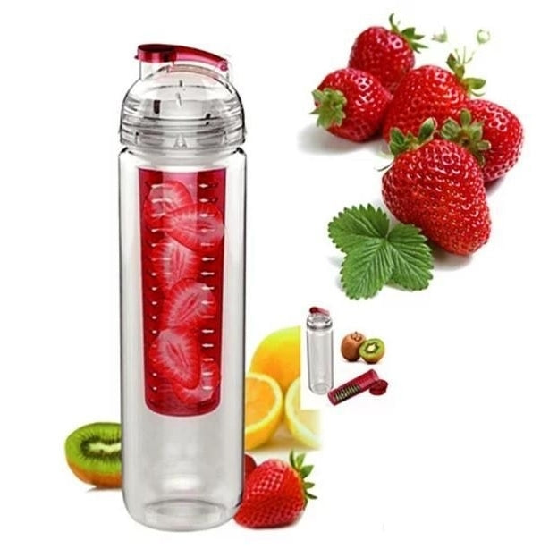 27 OZ Fruit Infuser Water Bottle Image 1
