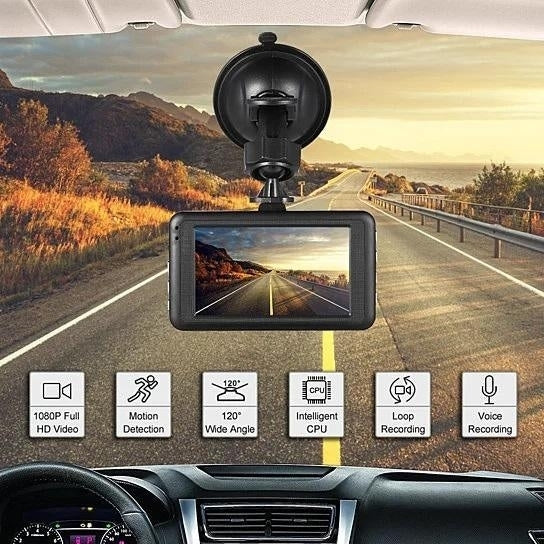 1080P G-Sensor Looping Dash Car Camera Image 1