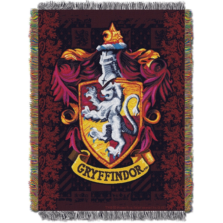 Harry Potter Gryffindor Licensed 48"x 60" Woven Tapestry Throw by The Northwest Company Image 1