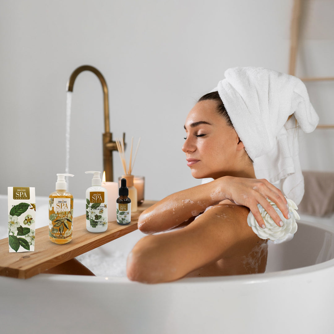 (2 Set)Draizee Bath Gift Set for Girls Women w/ Princess Flower Fragrance 8 Pieces Skin Care Set - Shower Gel Shampoo Image 7